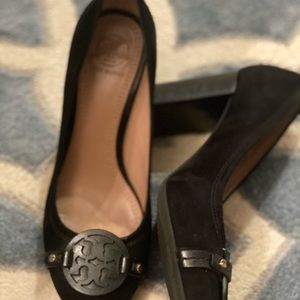 Tory Burch Mini Miller suede Pumps Black 6